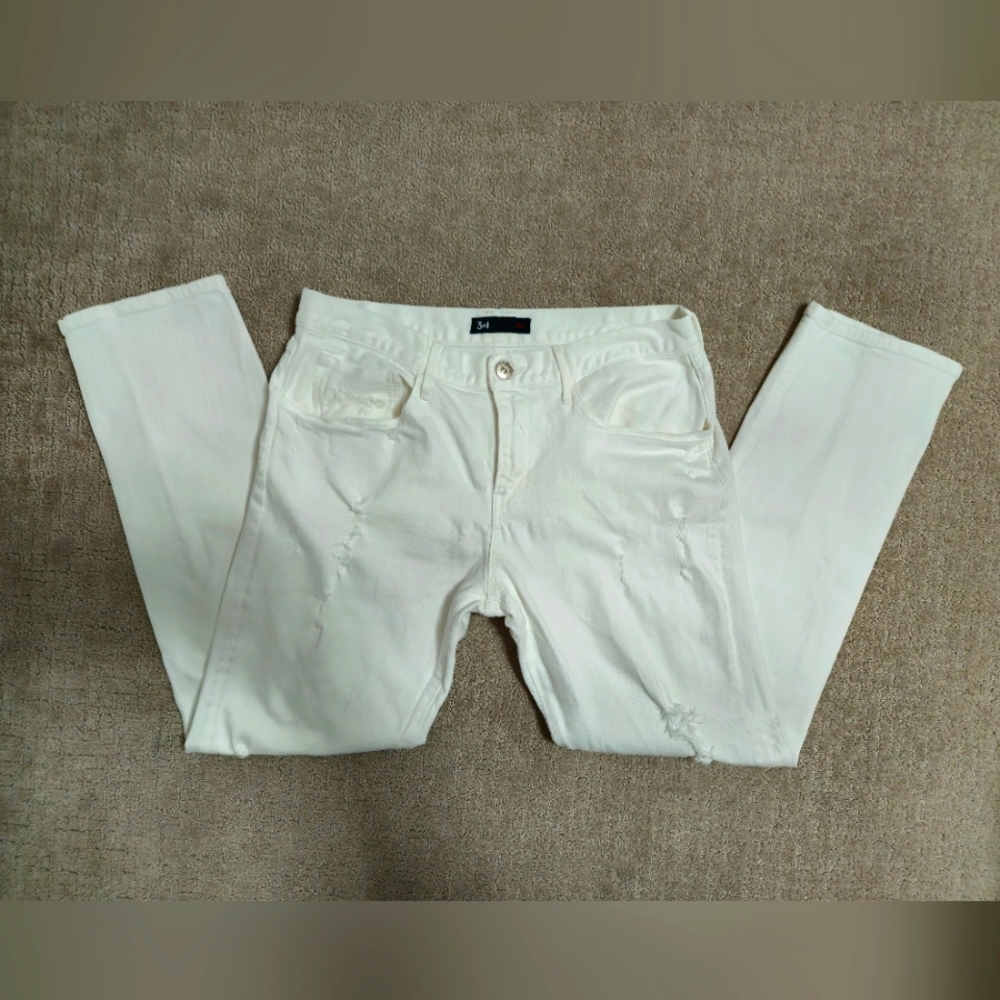 3x1 NYC White Denim Jeans, size 31